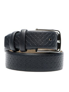 Ζώνη κλασσική σε τεχνόδερμα μπλε