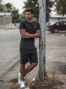 Αντρική βερμούδα ROBERTO σε μαύρο