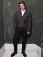 Ανδρικό σακάκι TRESOR LOREDO 1557 καφέ - Image 2