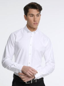 Πουκάμισο Λευκό 100% Βαμβακερό
