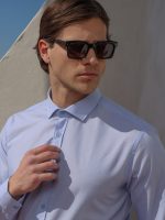 Πουκάμισο GENARO 33-7350 Light Blue Slim-fit - Image 2