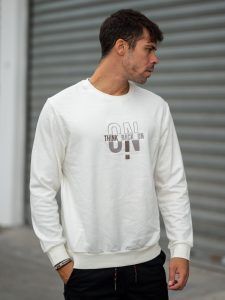 Μπλούζα σε εκρού με κέντημα