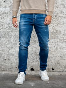 Jean σε blue ελαστικό 40-163