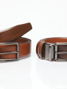 Ανδρική Ζώνη Διπλής Όψης 33-6023 Brown-Camel