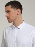Πουκάμισο BOLOGNA 33-7366 Λευκό Slim-fit