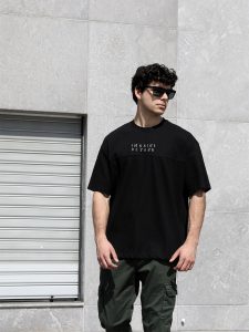 Ανδρικό T-shirt TOMMY LIFE 10-633 Μαύρο