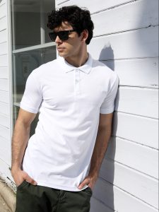 Ανδρικό Polo-Style Κοντομάνικο HIGH WEST 10-638 Λευκό