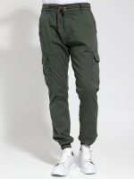 Παντελόνι Cargo Με Κορδόνι BLACKZI 88-148 Χακί - Image 3