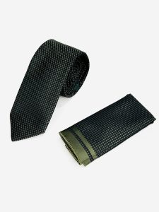Ανδρική Γραβάτα Με Μαντηλάκι 33-6099 Green 5