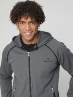 Ζακέτα Με Κουκούλα HOUSTON 2671 Ανθρακί - Image 4