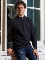 Μπλούζα Με Μακρύ Μανίκι COLOMBOUS 206024 Μαύρο