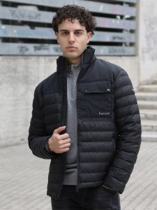 Ανδρικό Puffer Jacket Μπουφάν 20-134 Μαύρο