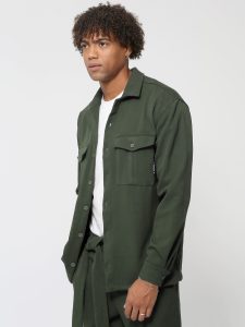 Ανδρικό Πουκάμισο Oversize ORLANDO 2162 Χακί