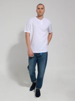 Βαμβακερό T-shirt Με Ιδιαίτερη Πλέξη Kester 207025 Λευκό - Image 3