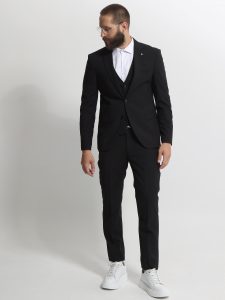 Κοστούμι Με Γιλέκο Houston 33-1699 Μαύρο