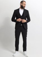 Κοστούμι Με Γιλέκο Houston 33-1699 Μαύρο - Image 3