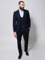 Κοστούμι Με Γιλέκο Houston 33-1699 Navy