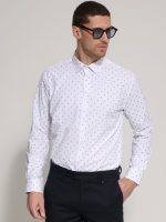 Πουκάμισο Ελαστικό TAILOR-FIT Jeremy 33-8158 Λευκό Φαρδιά γραμμή - Image 2