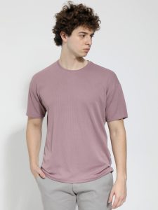 Ανδρικό Κοντομάνικο Oversize T-shirt Harry 207027 Old Rose