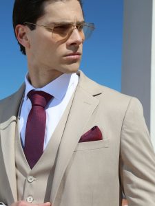 Ανδρική Γραβάτα Με Μαντηλάκι 33-6099 Red 3