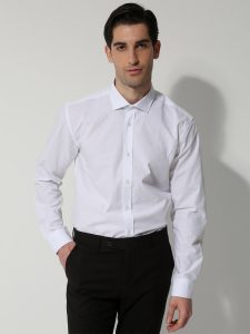 Πουκάμισο GENARO 33-7350 Λευκό Slim-fit