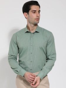 Πουκάμισο GENARO 33-7350 Πράσινο Slim-fit