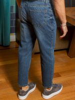 Ανδρικό Denim Παντελόνι Jean Αστραγάλου 40-168 Μπλε - Image 4