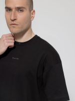 Ανδρικό Oversized Κοντομάνικο T-shirt 10-718 Μαύρο