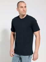 Κοντομάνικο Μπλουζάκι T-shirt 10-707 Μπλε - Μεγάλα Νούμερα - Image 3