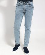 Ανδρικό Jean Παντελόνι Πεντάτσεπο 40-170 Ανοιχτό Μπλε - Image 3