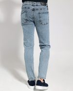 Ανδρικό Jean Παντελόνι Πεντάτσεπο 40-170 Ανοιχτό Μπλε - Image 4