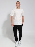 Ανδρικό Βαμβακερό Oversized Κοντομάνικο T-shirt 10-708 Εκρού - Image 2