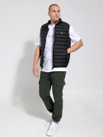 Ανδρικό Βαμβακερό Oversized Κοντομάνικο T-shirt 10-679 Λευκό - Image 5