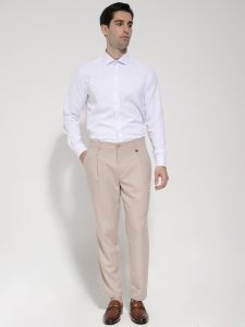 Ανδρικό Υφασμάτινο Παντελόνι Αστραγάλου 7/8 LENON 4468 Μπεζ