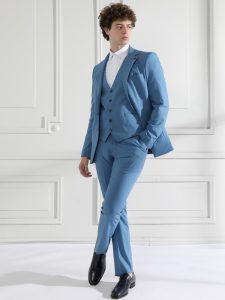 Κοστούμι Με Γιλέκο Houston 33-1699 Sky Blue