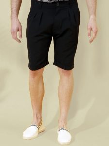 Ανδρική Υφασμάτινη Βερμούδα ΜΑΚΑΝ battisti 230-10 Μαύρο