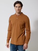 Μπλούζα Μακρυμάνικη MASSIMO 206080 καμηλό - Image 2