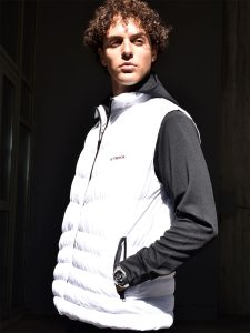 Ανδρικό Μπουφάν Αμάνικο 33-2132 Λευκό