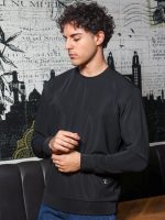 Μπλούζα Μακρυμάνικη Jack 206043 μαύρο