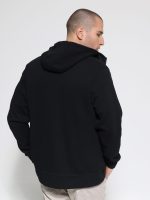 Ανδρική Ζακέτα Με Κουκούλα 80-205 Μαύρο - Image 4