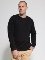 Ανδρική Λεπτή Μπλούζα Φούτερ 10-725 Μαύρο - Image 4