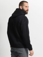 Oversize Ανδρική Μπλούζα Με Κουκούλα & Τσέπες 10-721 Μαύρο - Image 4