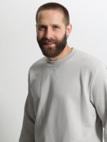 Ανδρική Λεπτή Μπλούζα Φούτερ 10-724 Γκρι - Image 3