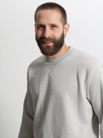 Ανδρική Λεπτή Μπλούζα Φούτερ 10-724 Γκρι - Image 3