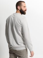 Ανδρική Λεπτή Μπλούζα Φούτερ 10-724 Γκρι - Image 4