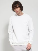 Μπλούζα Μακρυμάνικη Oversize FRA 206051 Λευκό - Image 3