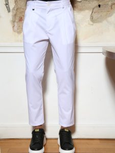 Παντελόνι Με Λάστιχο 7/8 LORO 4703 Λευκό