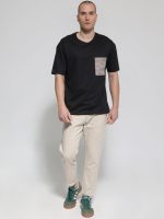 Ανδρικό Jean Παντελόνι Πεντάτσεπο 40-184 Μπεζ - Image 2