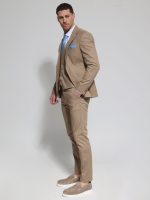 Ανδρικό Παντελόνι DOMENICO 4422 Μπεζ - Image 5