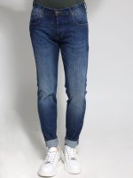 Ανδρικό Jean Παντελόνι Slim Fit 40-179 Μπλε - Image 3